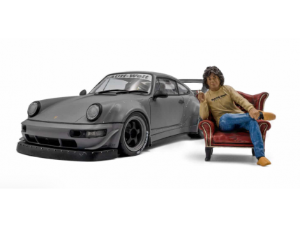 PORSCHE 964 RWB + FIGURINE SOLIDO 1/18°
